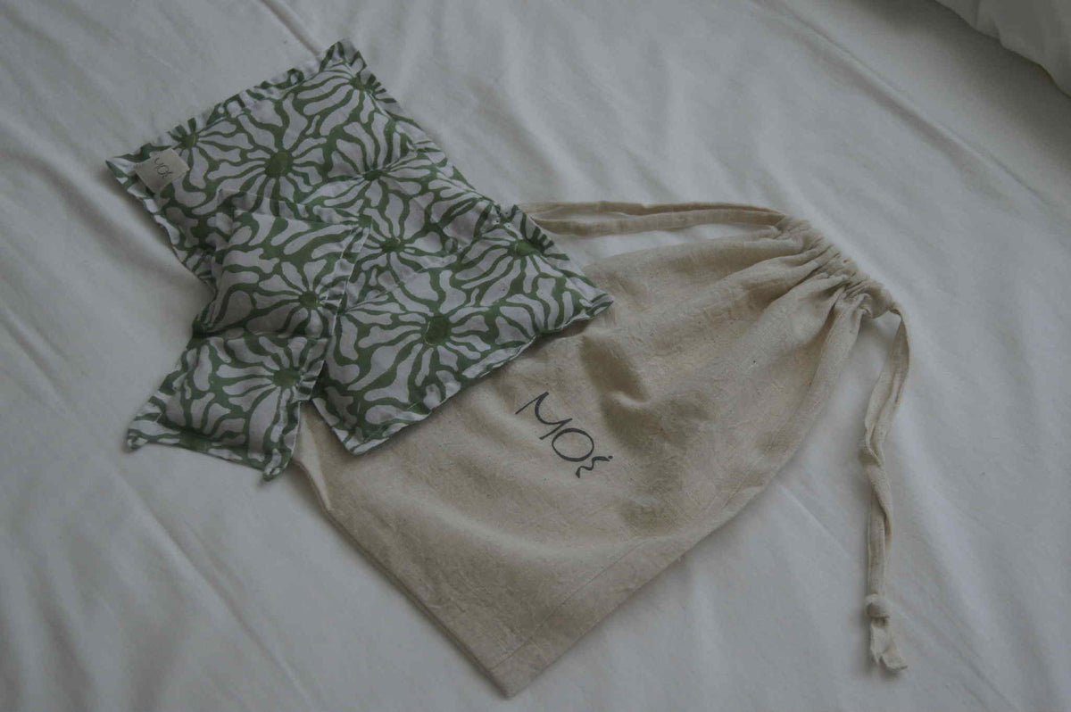 MOI Organic Rice Pack & Eye Pillow＆drawstring bag