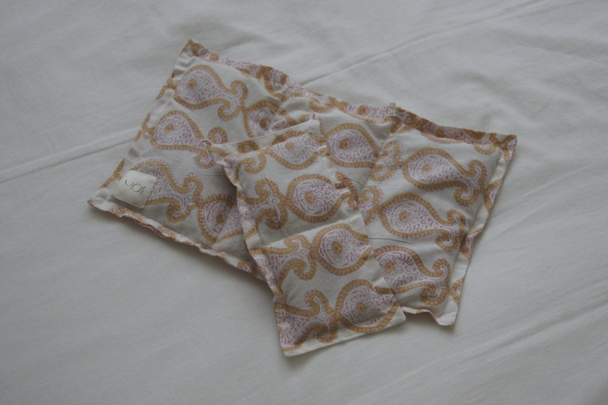 MOI Organic Rice Pack & Eye Pillow＆drawstring bag