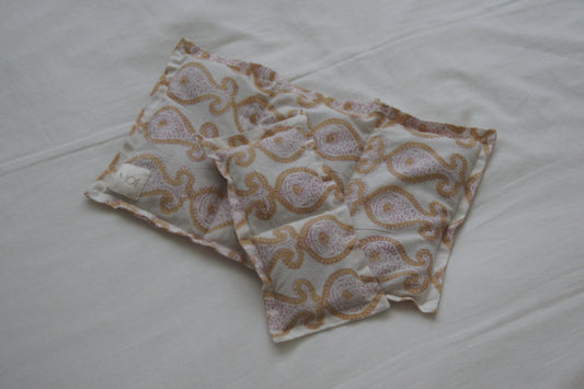 MOI Organic Rice Pack & Eye Pillow (Paisley)