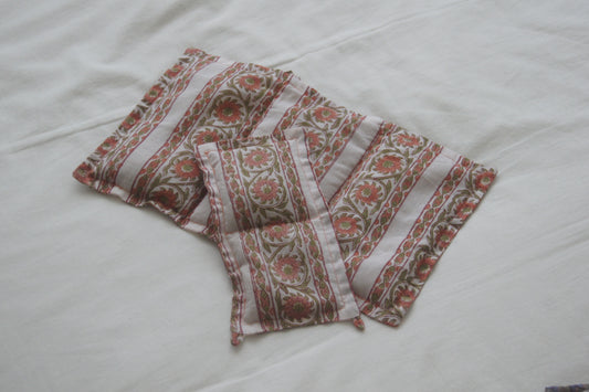 MOI Organic Rice Pack & Eye Pillow (Orange flower)
